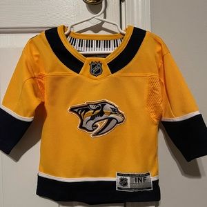 NHL Nashville Predators Outerstuff Infant Jersey Premier Home/Gold
